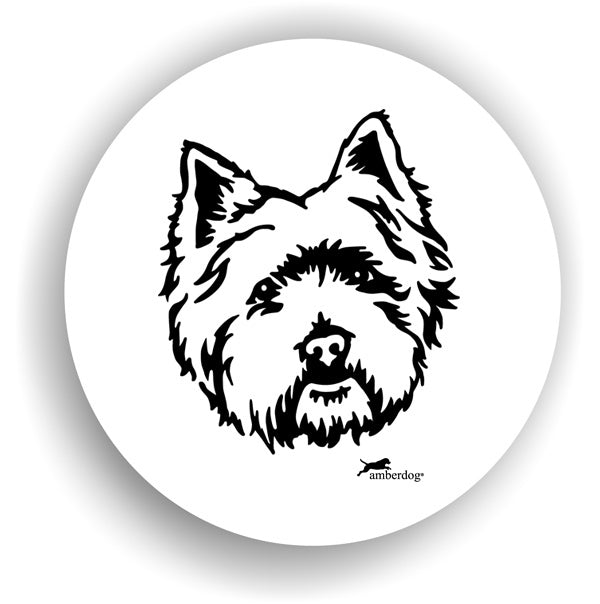Westie West Highland White Terrier Sticker Aufkleber