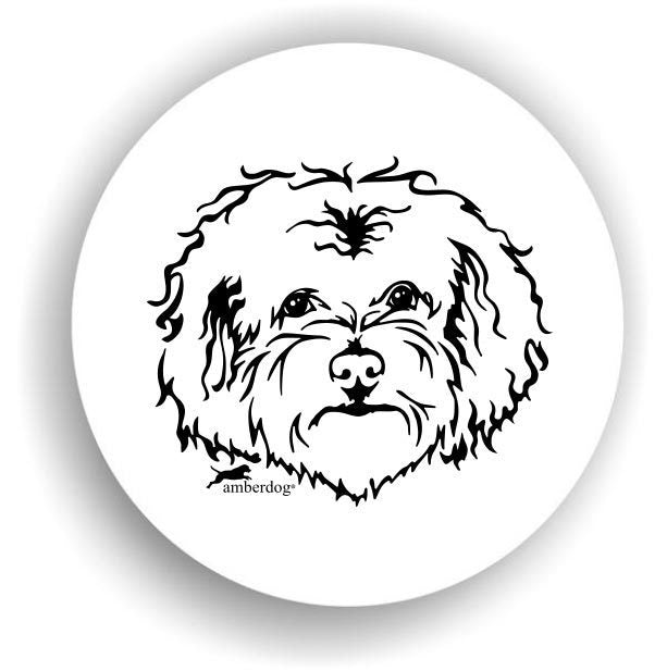Bolonka Sticker Aufkleber
