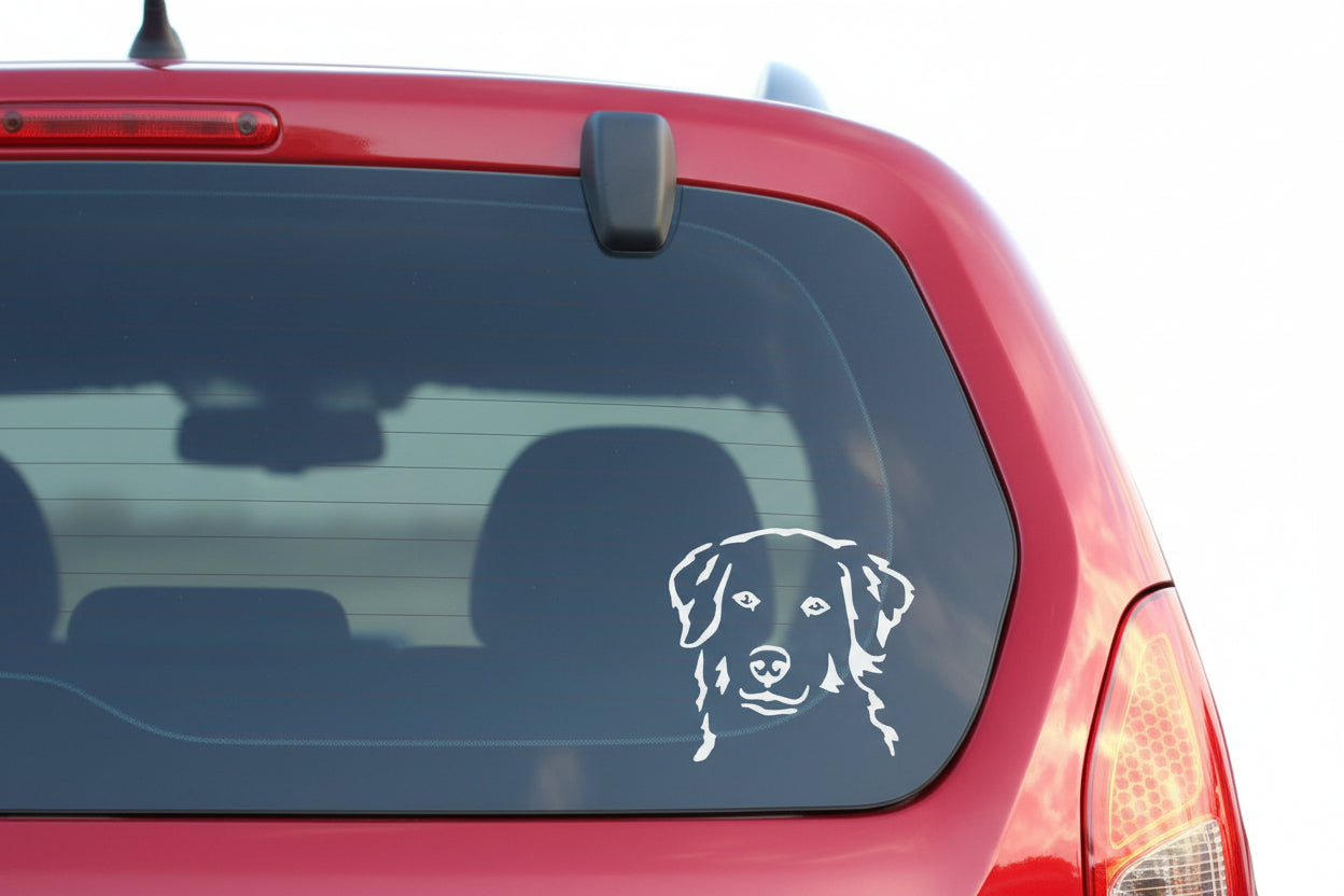 Maremmano Aufkleber & Wandtattoo | Auto, Wohnmobil, Fenster - H50cm / Weiß