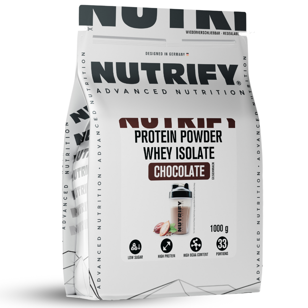 Whey Proteinpulver Isolat Schokolade 1 kg