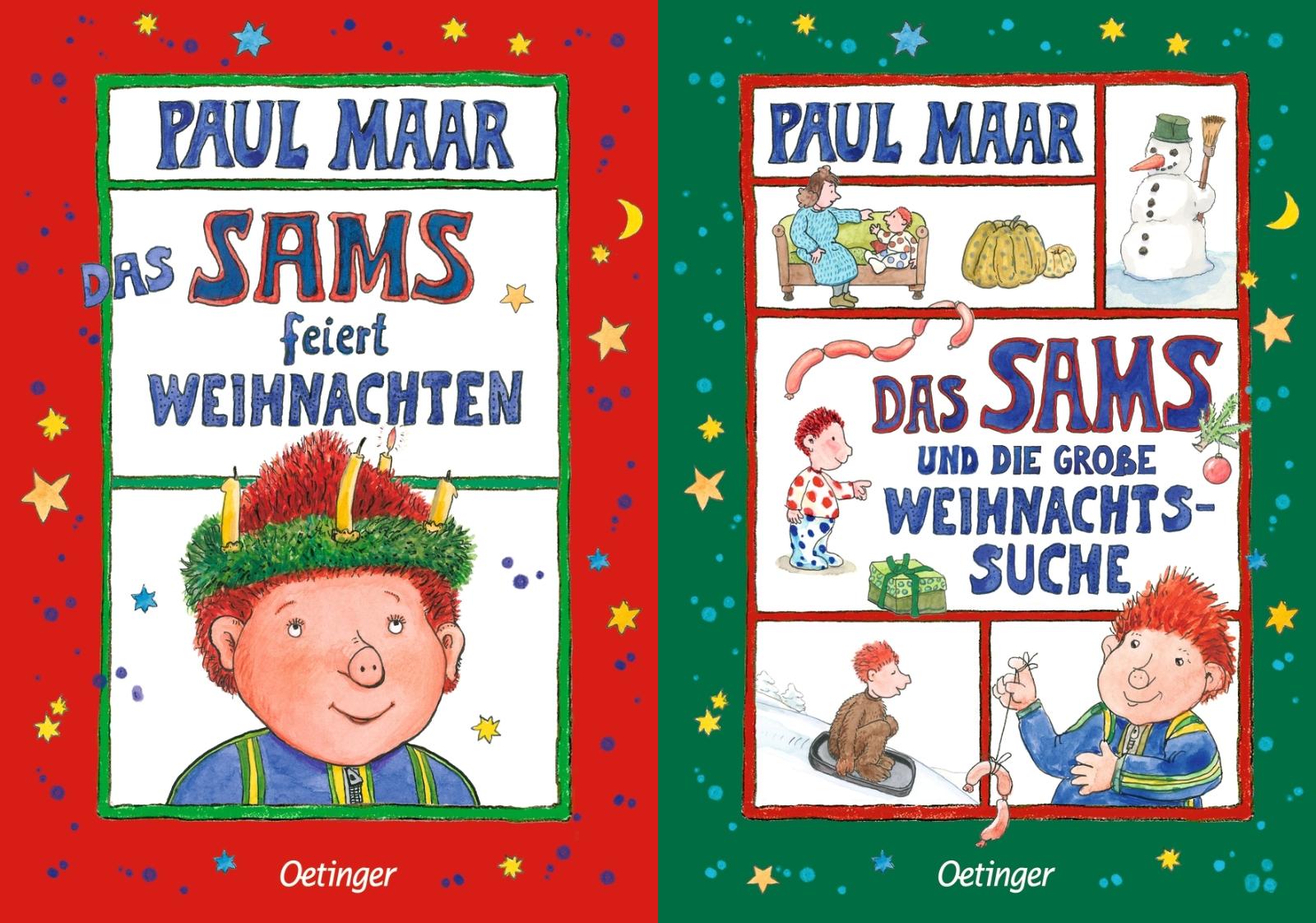 Weihnachten mit dem Sams: 2 Bücher im Set + 1 exklusives Postkartenset