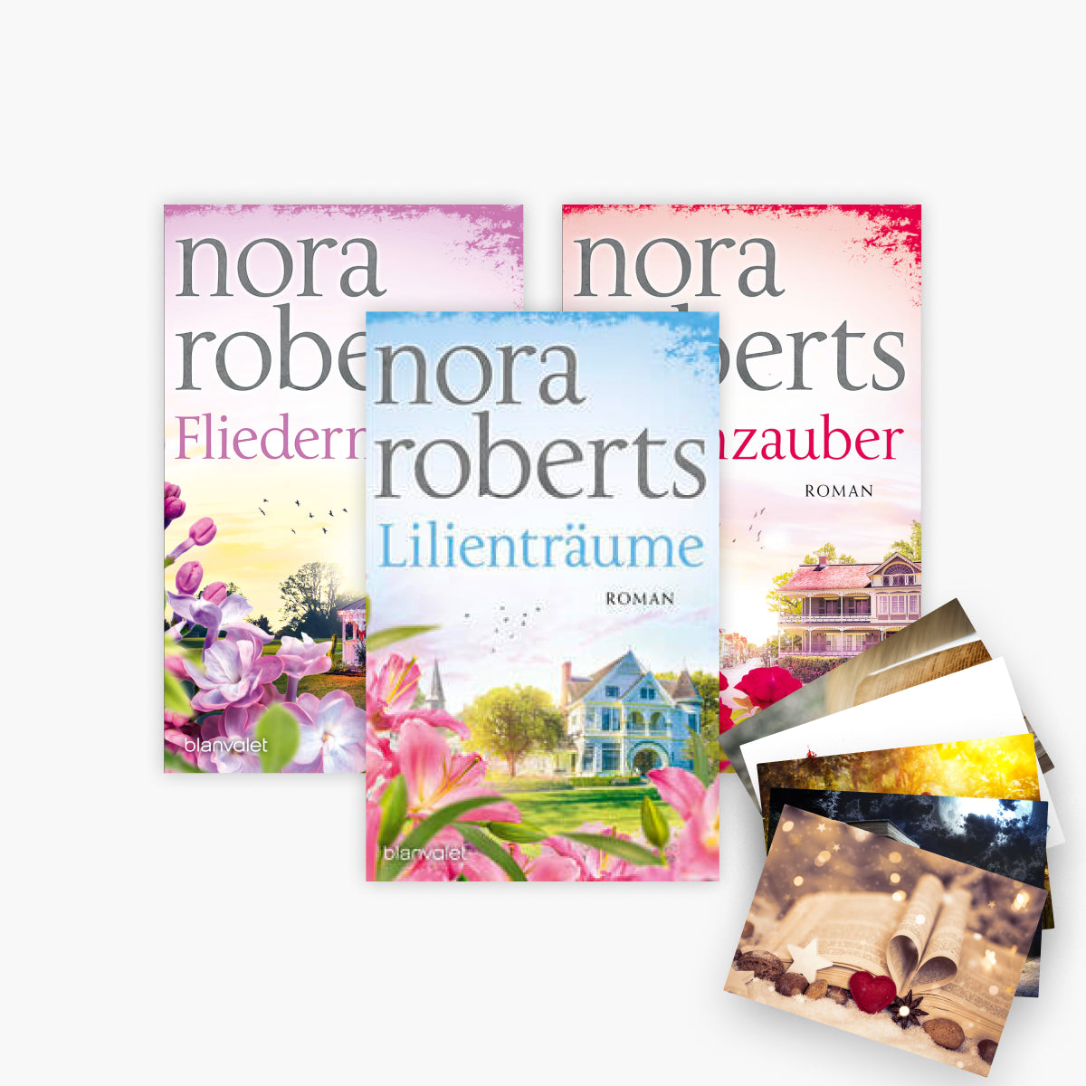 Die Blüten-Reihe Band 1-3 plus 1 exklusives Postkartenset