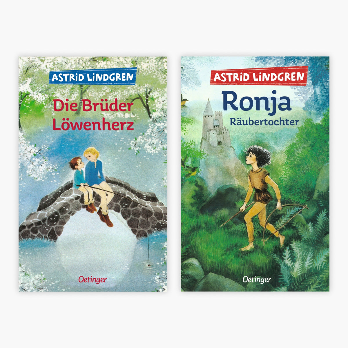 Die Brüder Löwenherz + Ronja, Räubertochter + 1 exklusives Postkartenset