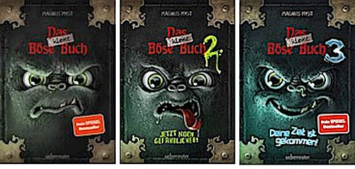 Das kleine Böse Buch Band 1-3 plus 1 exklusives Postkartenset