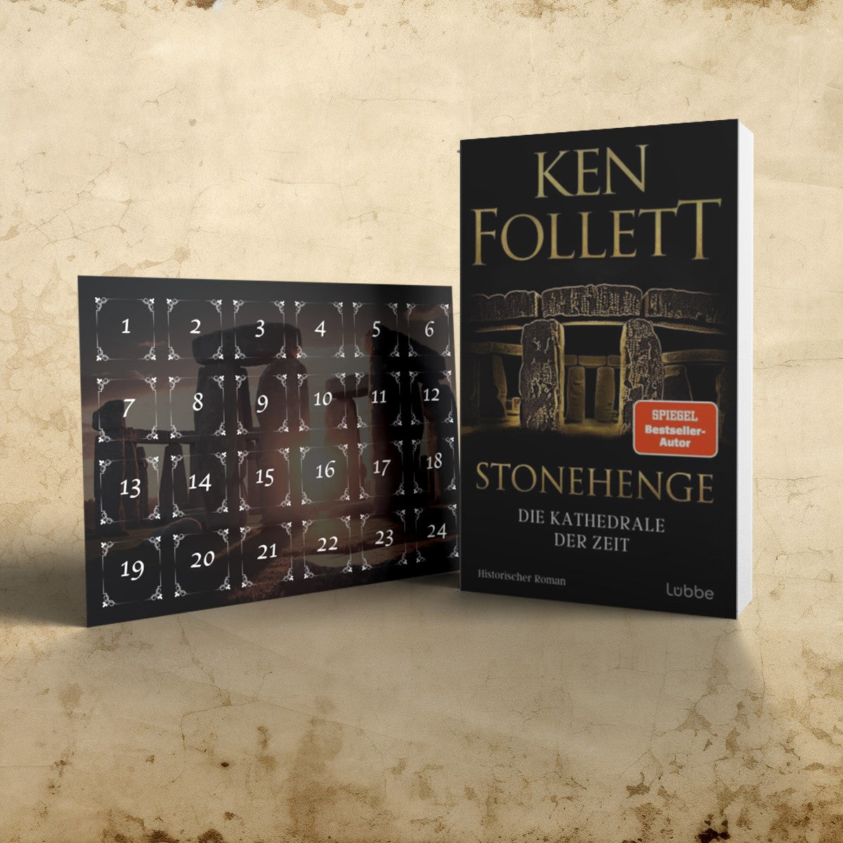 Stonehenge - Die Kathedrale der Zeit von Ken Follett + 1 exklusiver Adventskalender