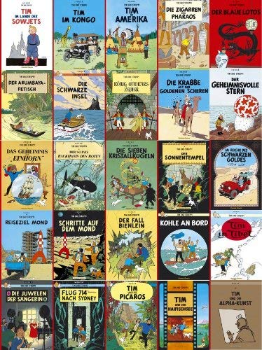 Tim & Struppi, die komplette Comic-Reihe von Hergé