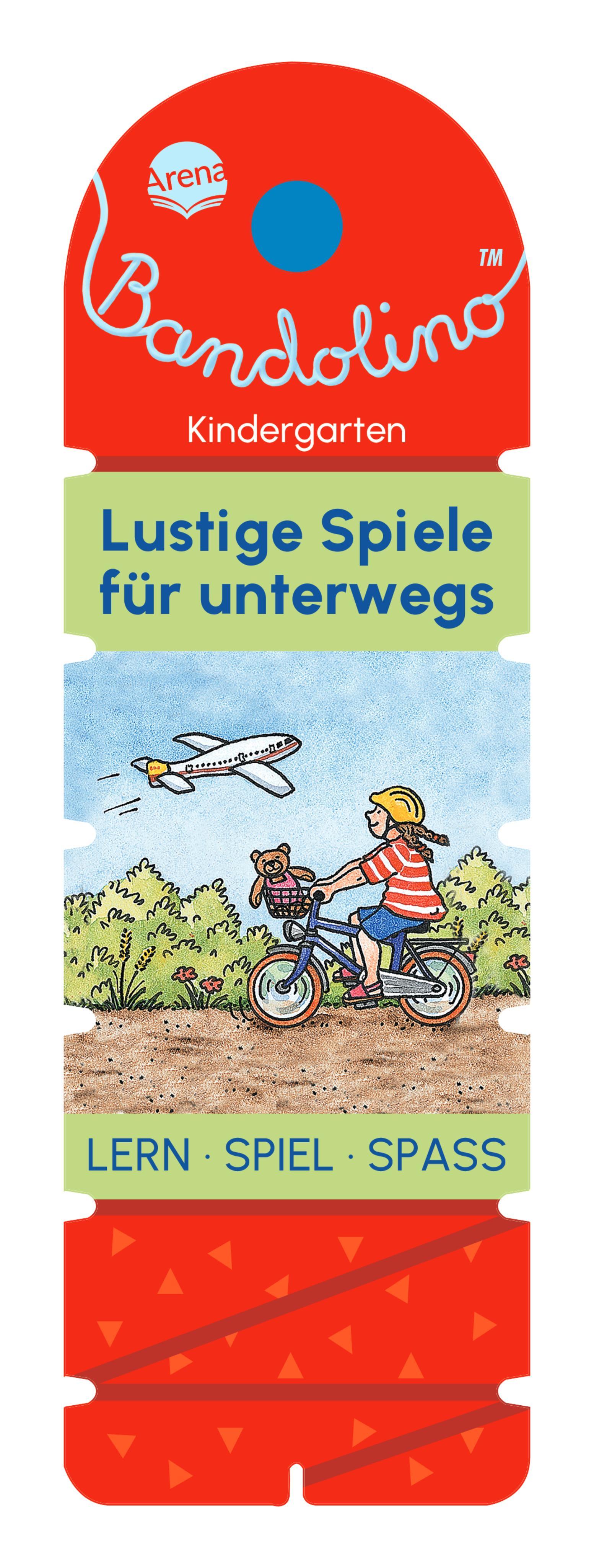 Bandolino. Lustige Spiele für unterwegs: Lernspiel mit Lösungskontrolle für Kinder ab 4 Jahren