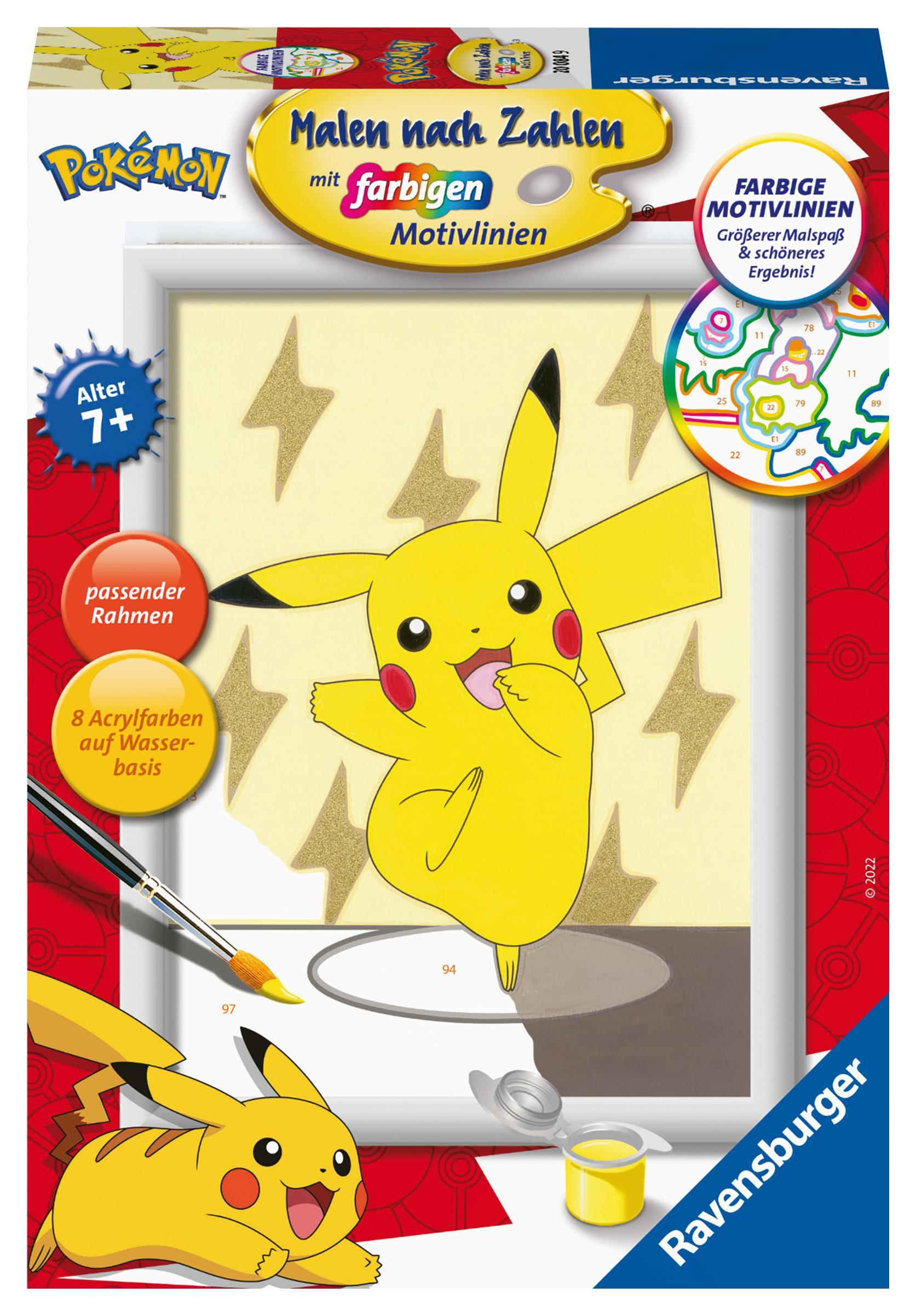 Malen nach Zahlen CreArt - Pokémon Pikachu