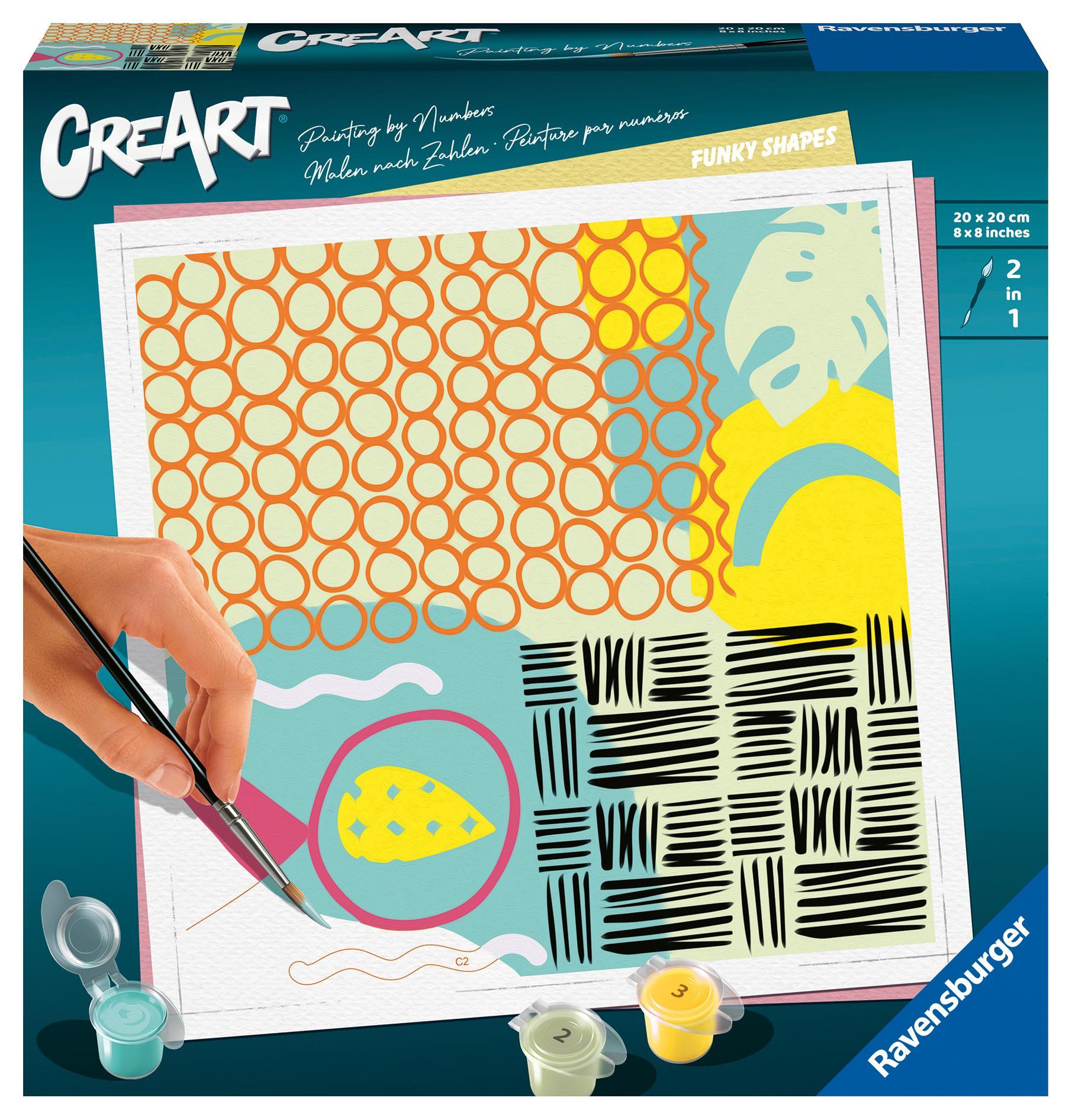 Malen nach Zahlen CreArt - Funky Shapes