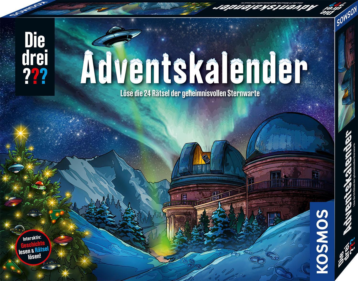Die drei ??? Adventskalender 2025 - Löse die 24 Rätsel der geheimnisvollen Sternwarte