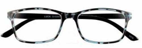 Lesebrille YOKO, gold, +2.50 dpt mit Etui