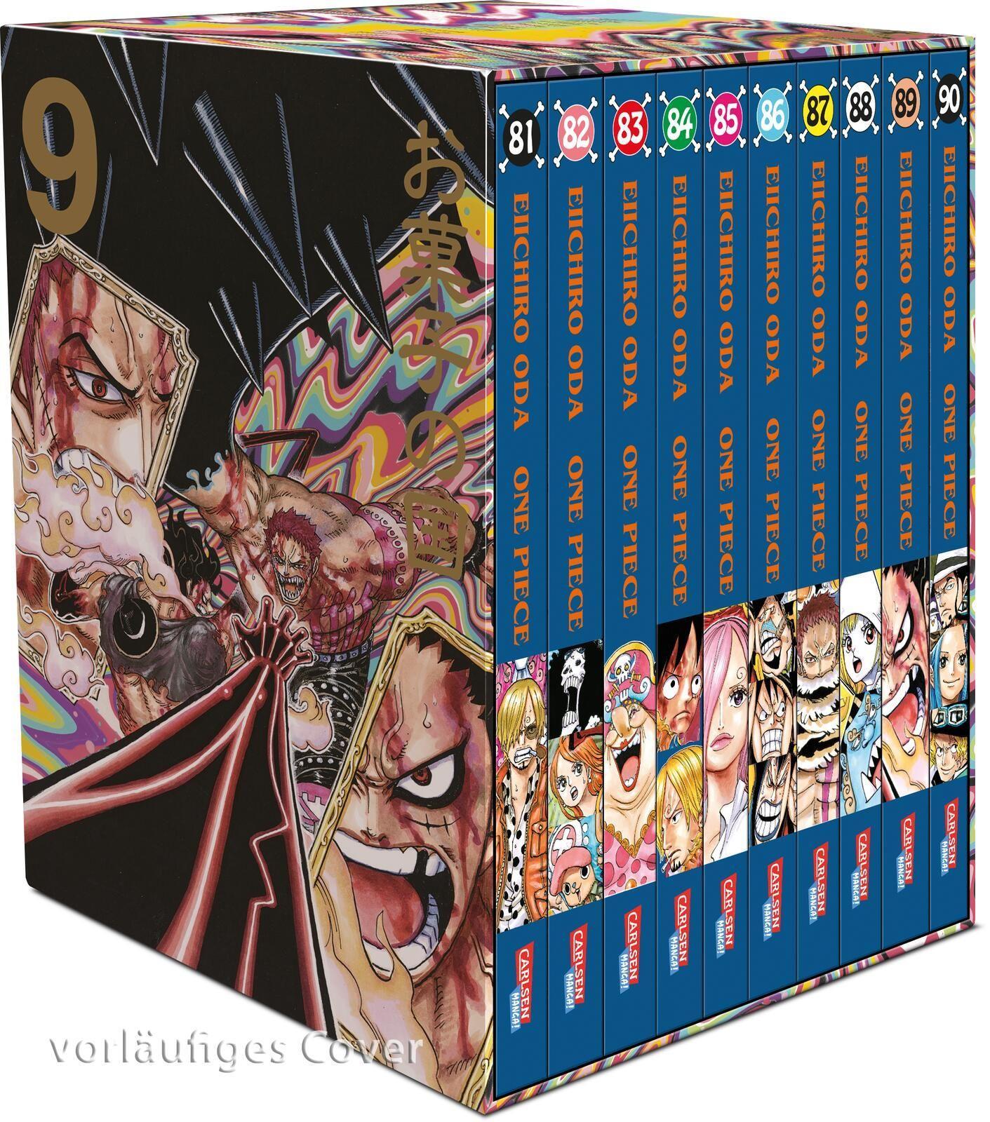 One Piece Sammelschuber 9: Whole Cake Island (inklusive Band 81-90): Der neunte Sammelschuber des weltweit beliebten Manga ONE PIECE – ein perfektes Set für Fans und Neulinge!