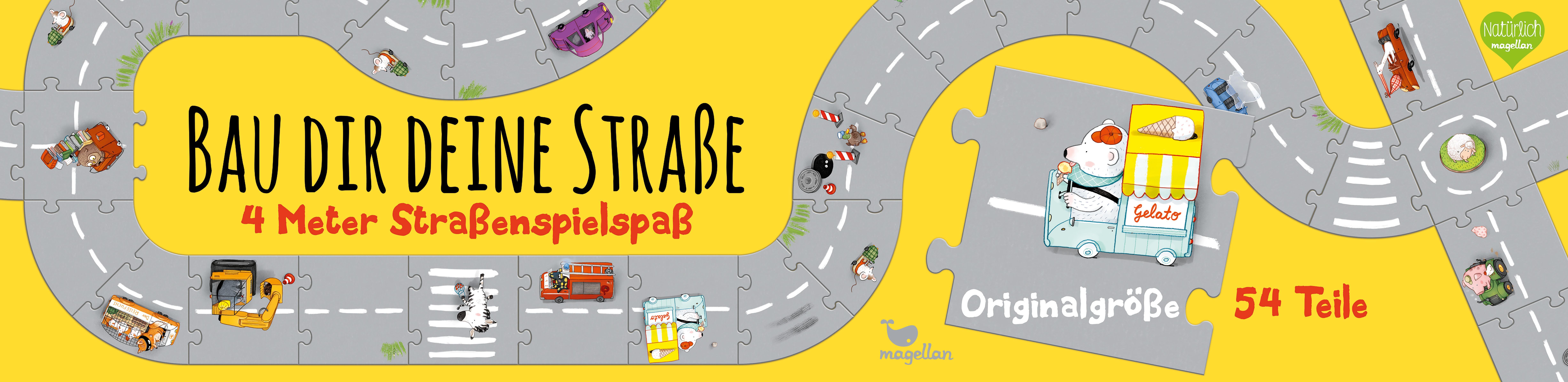 Bau dir deine Straße - 4 Meter Straßenspielspaß