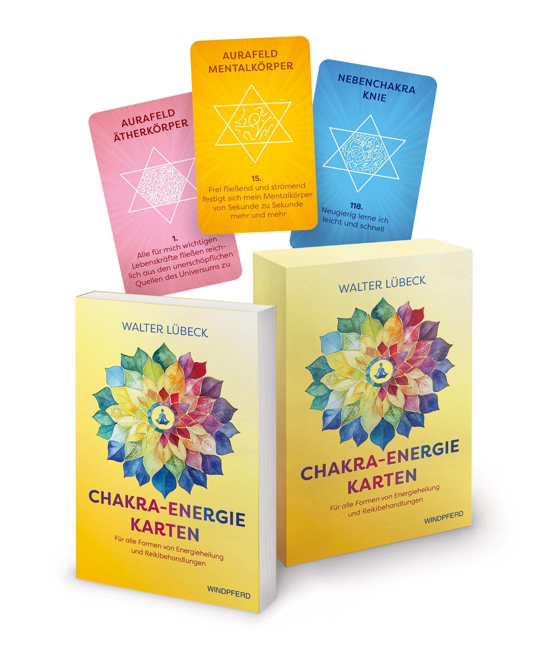 Chakra-Energie Karten: Für alle Formen von Energieheilung und Reikibehandlungen