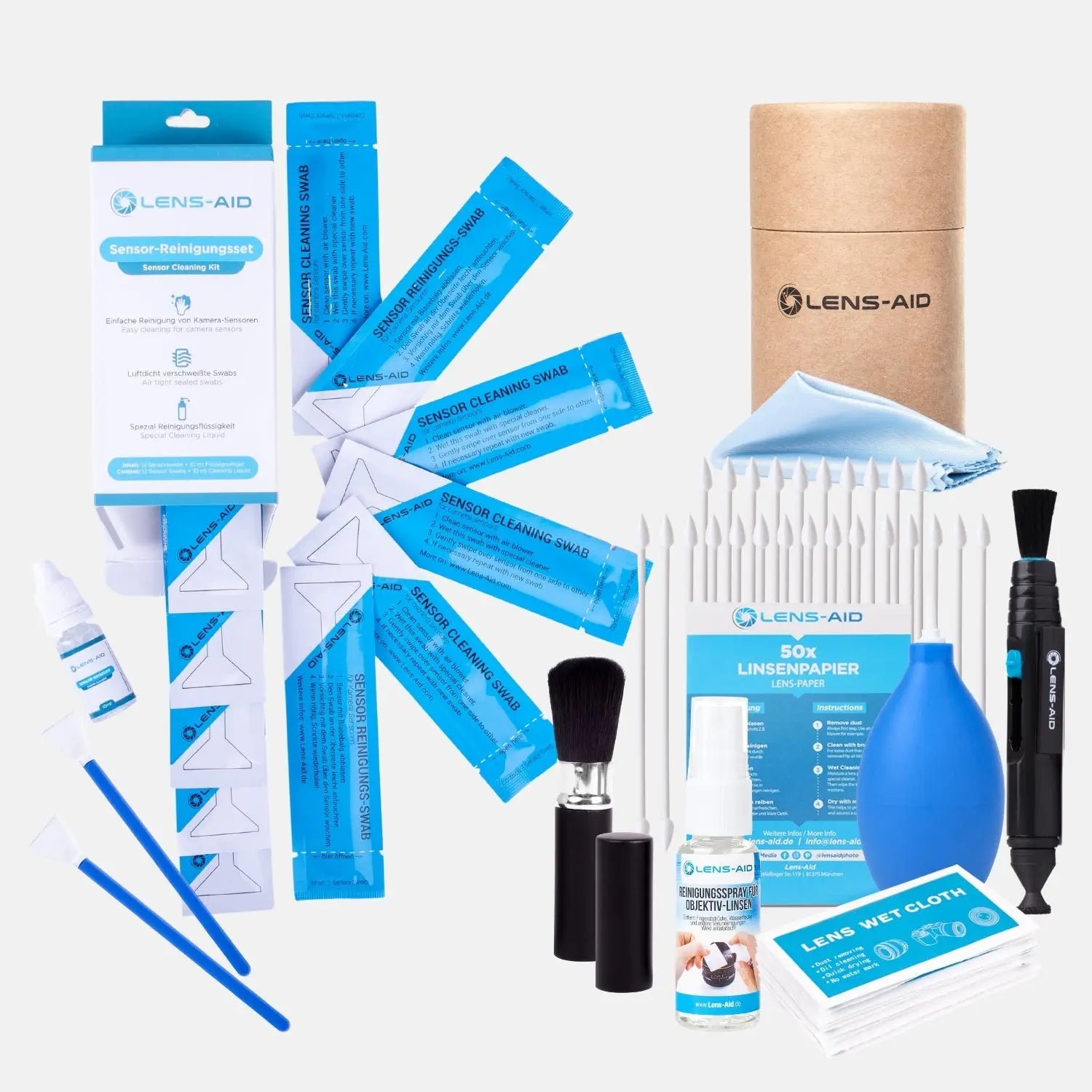 Kamera Reinigungsset (MFT) für Gehäuse, Sensor & Objektiv
