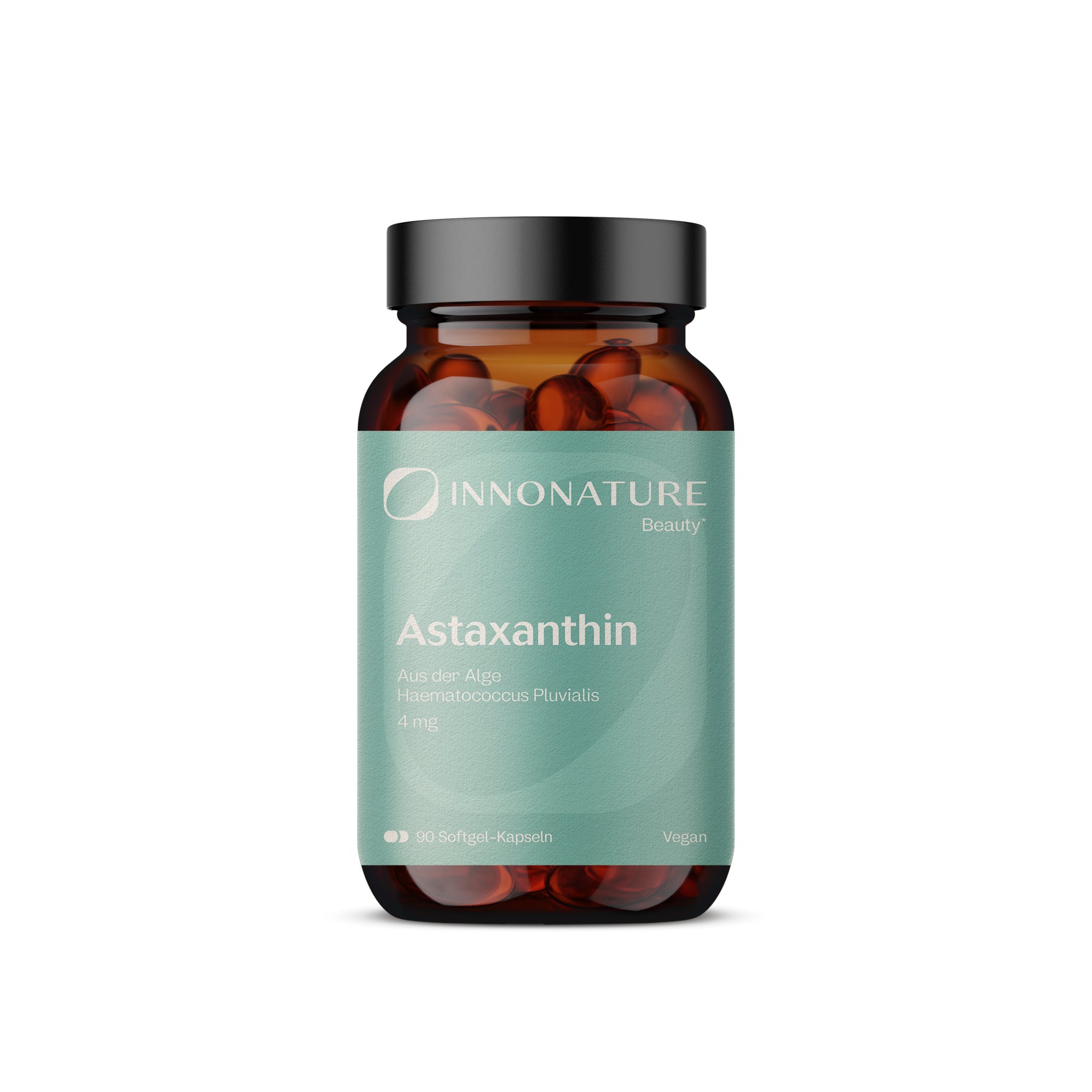 Astaxanthin Softgel-Kapseln | Naturstoff der Carotinoide | 100% natürliche Inhaltsstoffe und vegan | 4 mg Astaxanthin pro Kapsel | 90 Kapseln
