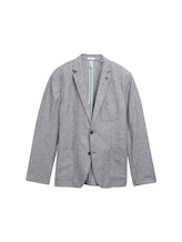 TOM TAILOR Herren Sakko mit Leinenanteil, grau, Uni, Gr. 54