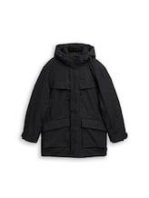 TOM TAILOR DENIM Herren Arctic Parka mit abnehmbarer Kapuze, bunt, Uni, Gr. XXL