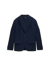TOM TAILOR Herren Regular Fit Sakko, blau, Uni, Gr. 54