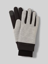 TOM TAILOR Herren Smartphone Handschuhe, grau, Meliert, Gr. S/M