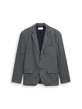 TOM TAILOR Herren Dobby Sakko mit Stretch-Anteil, blau, Uni, Gr. 54