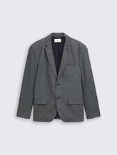 TOM TAILOR Herren Dobby Sakko mit Stretch-Anteil, blau, Uni, Gr. 48