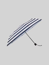 TOM TAILOR Unisex Mini Regenschirm, blau, Gestreift, Gr. ONESIZE