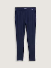 TOM TAILOR Damen Basic Pyjama-Hose, blau, Uni, Gr. XL/42