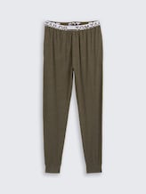 TOM TAILOR Herren Pyjama-Hose in Melange-Optik, grün, Meliert, Gr. 48