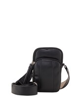 TOM TAILOR DENIM Damen TTALLYA Smartphone Tasche aus Lederimitat, schwarz, Uni, Gr. ONESIZE