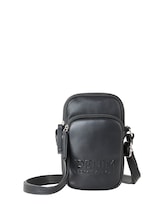 TOM TAILOR DENIM Damen TTMAXIME Smartphone Tasche mit Logo-Print, schwarz, Uni, Gr. ONESIZE