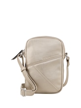 TOM TAILOR DENIM Damen TTMILLA Smartphone Tasche im Patchwork-Style, gold, Uni, Gr. ONESIZE