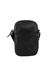 TOM TAILOR DENIM Damen TTMILLA Smartphone Tasche im Patchwork-Style, schwarz, Uni, Gr. ONESIZE