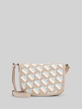 TOM TAILOR Damen TTDEVIE Handtasche in Flecht-Optik, grau, Gr. ONESIZE