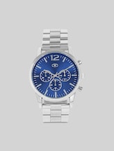 TOM TAILOR Herren Armbanduhr aus Edelstahl silber mit 42mm, silber, Gr. ONESIZE