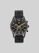 TOM TAILOR Herren Armbanduhr aus Edelstahl anthrazit mit 42mm, bunt, Gr. ONESIZE