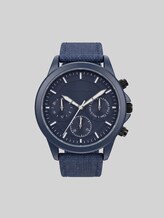TOM TAILOR Herren Armbanduhr Chronograph marineblau, blau, Gr. ONESIZE