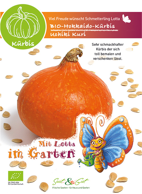 BIO-Hokkaido-K?rbis Uchiki Kuri - f?r Kinder