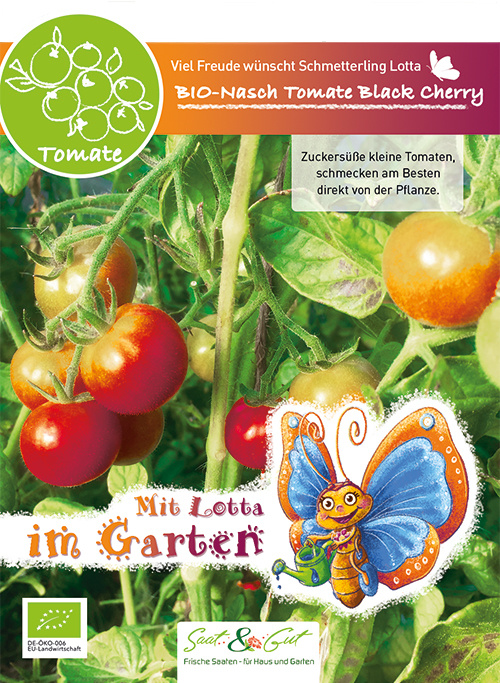 BIO-Naschtomate Black Cherry - f?r Kinder