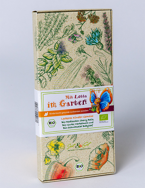 BIO-Kinder-Saatgut-Box 'Lottas leckeres Kindergem?se'