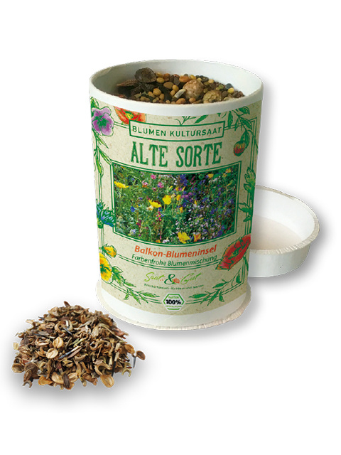 Balkon-Blumeninsel - Dose