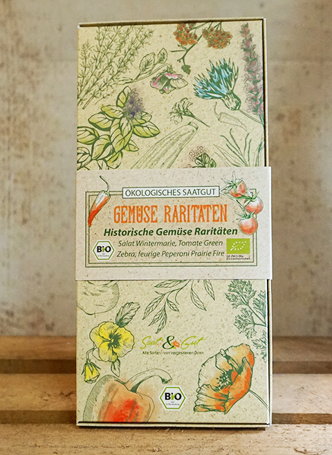 BIO-Saatgut Geschenk-Box Historische Gem?se Rarit?ten