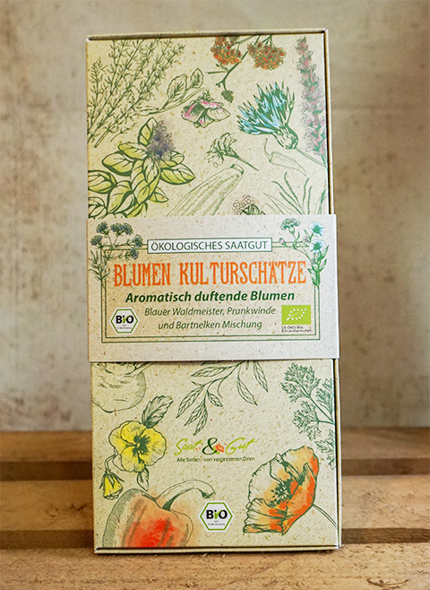 BIO-Saatgut Geschenk-Box Aromatisch duftende Blumen