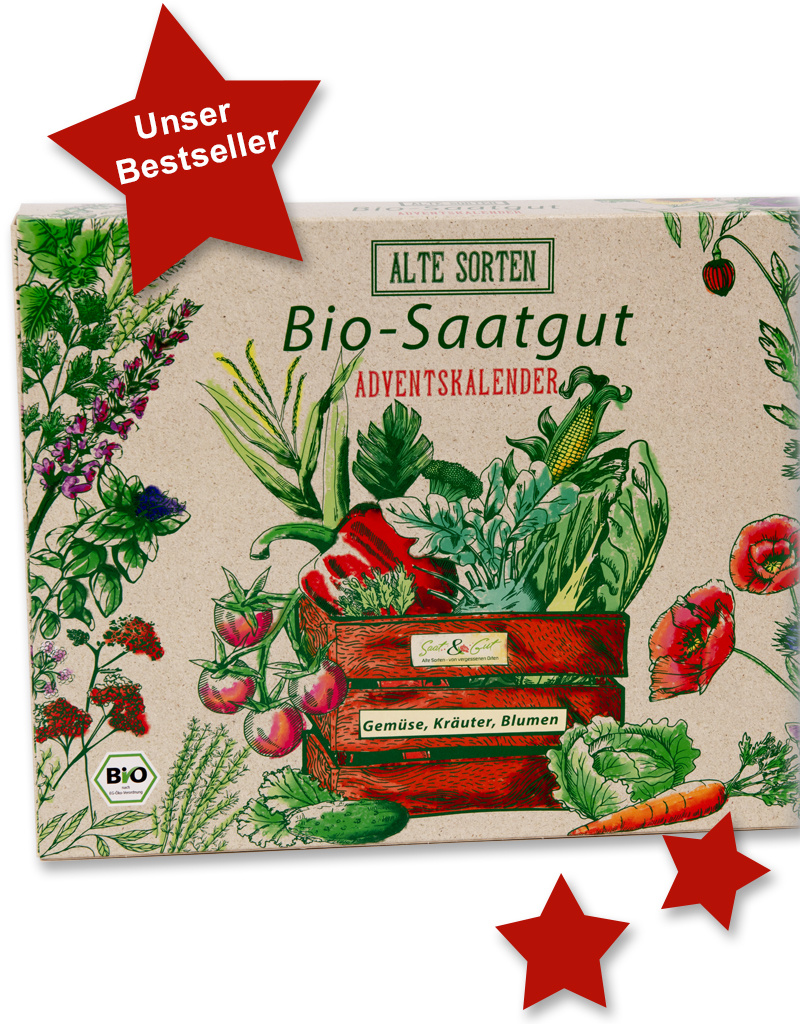 BIO Alte Sorten Saatgut W?rfel-Adventskalender