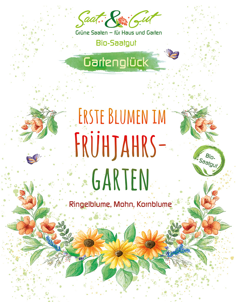 BIO-Saatgut Geschenk-T?te 'Erste Blumen im Fr?hjahrsgarten'