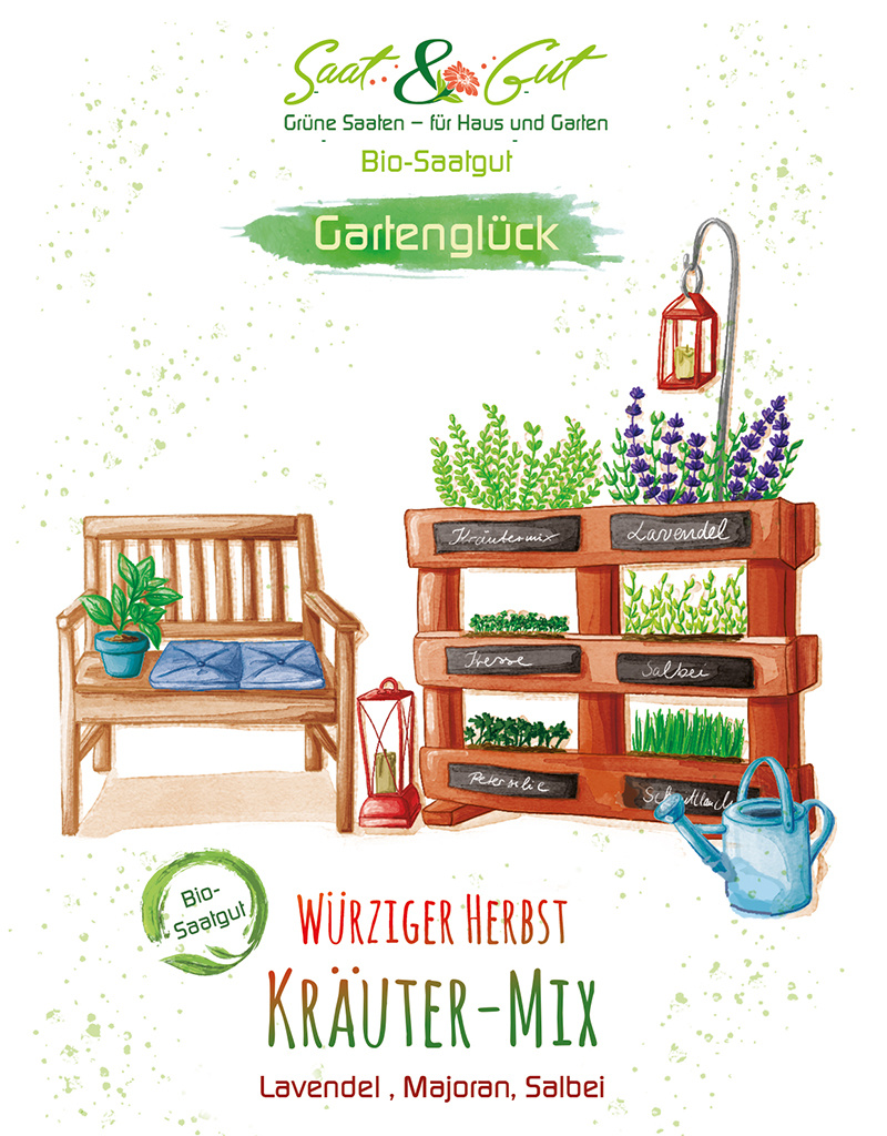 BIO-Saatgut Geschenk-T?te 'W?rziger Herbst Kr?uter Mix'