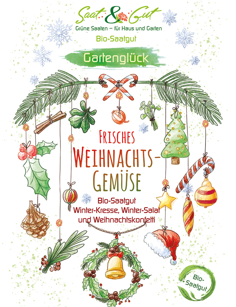 BIO-Saatgut Geschenk-T?te 'Frisches Weihnachtsgem?se'