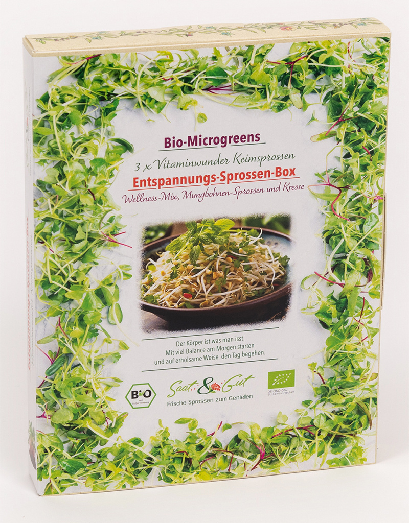 BIO-Keimsprossen 'Entspannungs-Sprossen-Box'