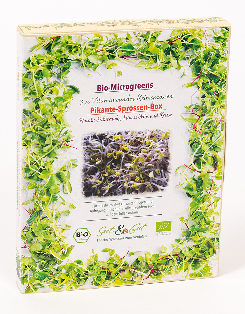 BIO-Keimsprossen 'Pikante-Sprossen-Box'