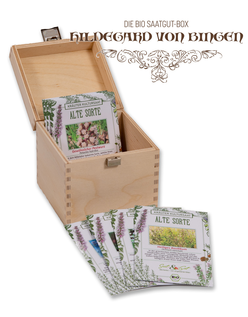BIO 'Hildegard von Bingen' Saatgut-Box